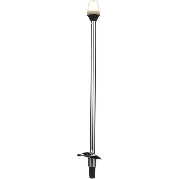 Attwood 7100A7 Stowaway Pole Light With Plug-In Base